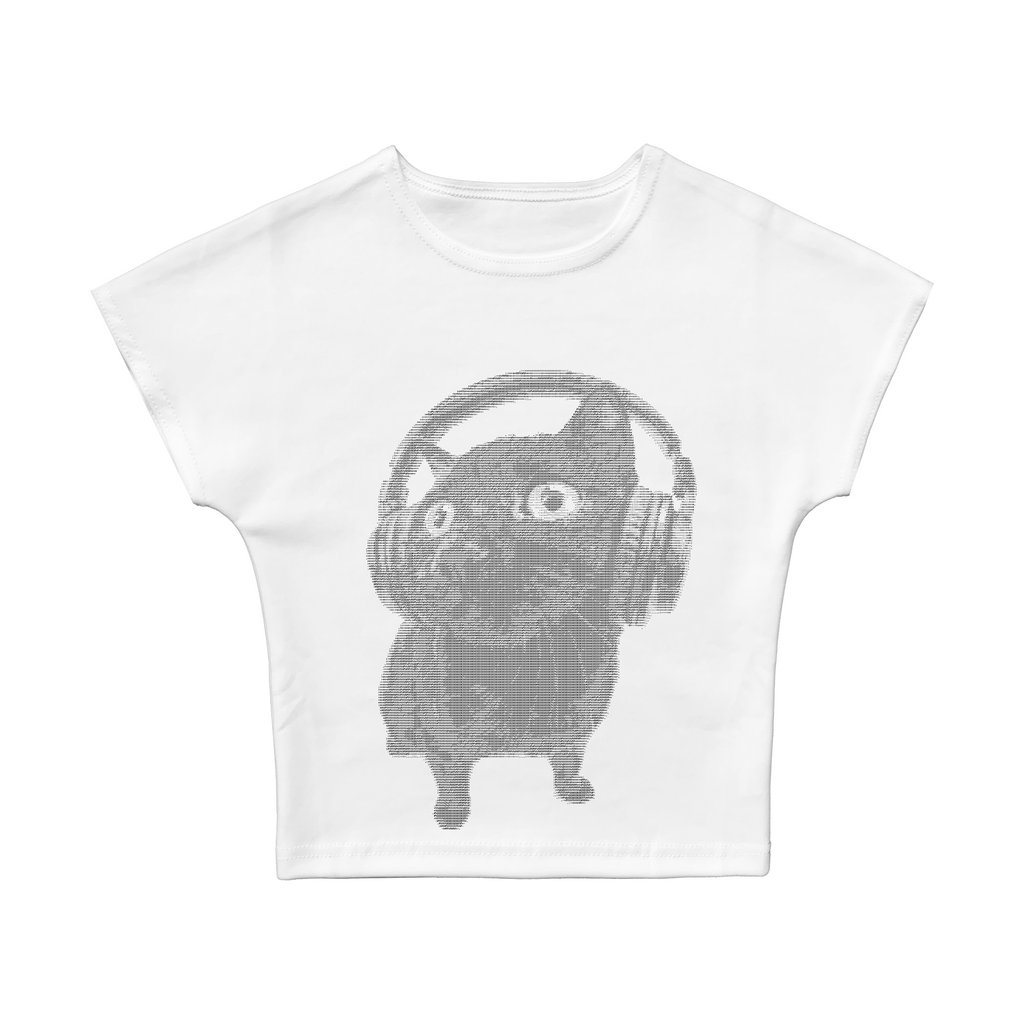 Curious Black Cat Baby Tee
