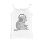 Sitting Golden Pup Cami Top