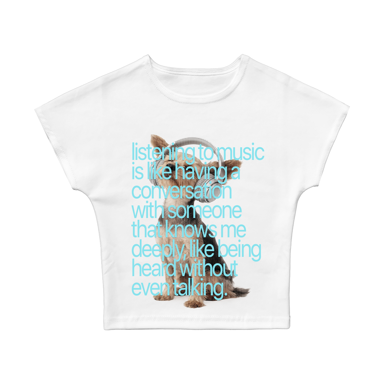 Listening To Music Is Like Having A Conversation Baby Tee