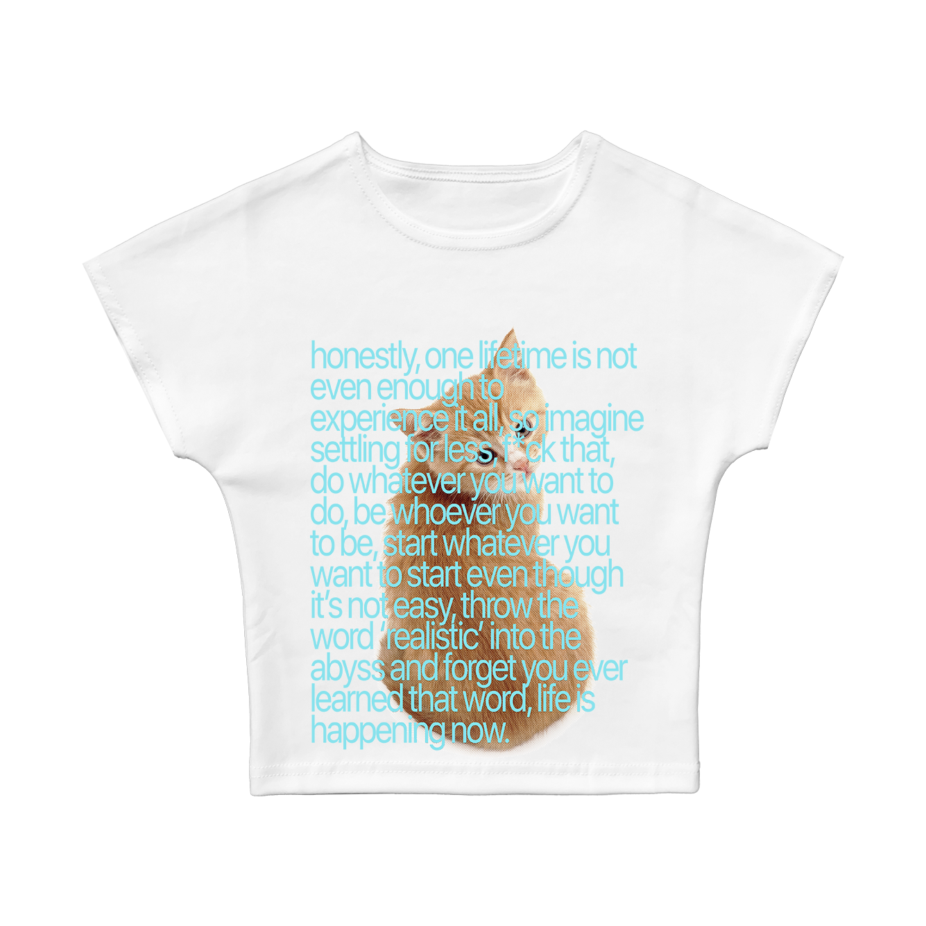 Life Is Happening Now Baby Tee