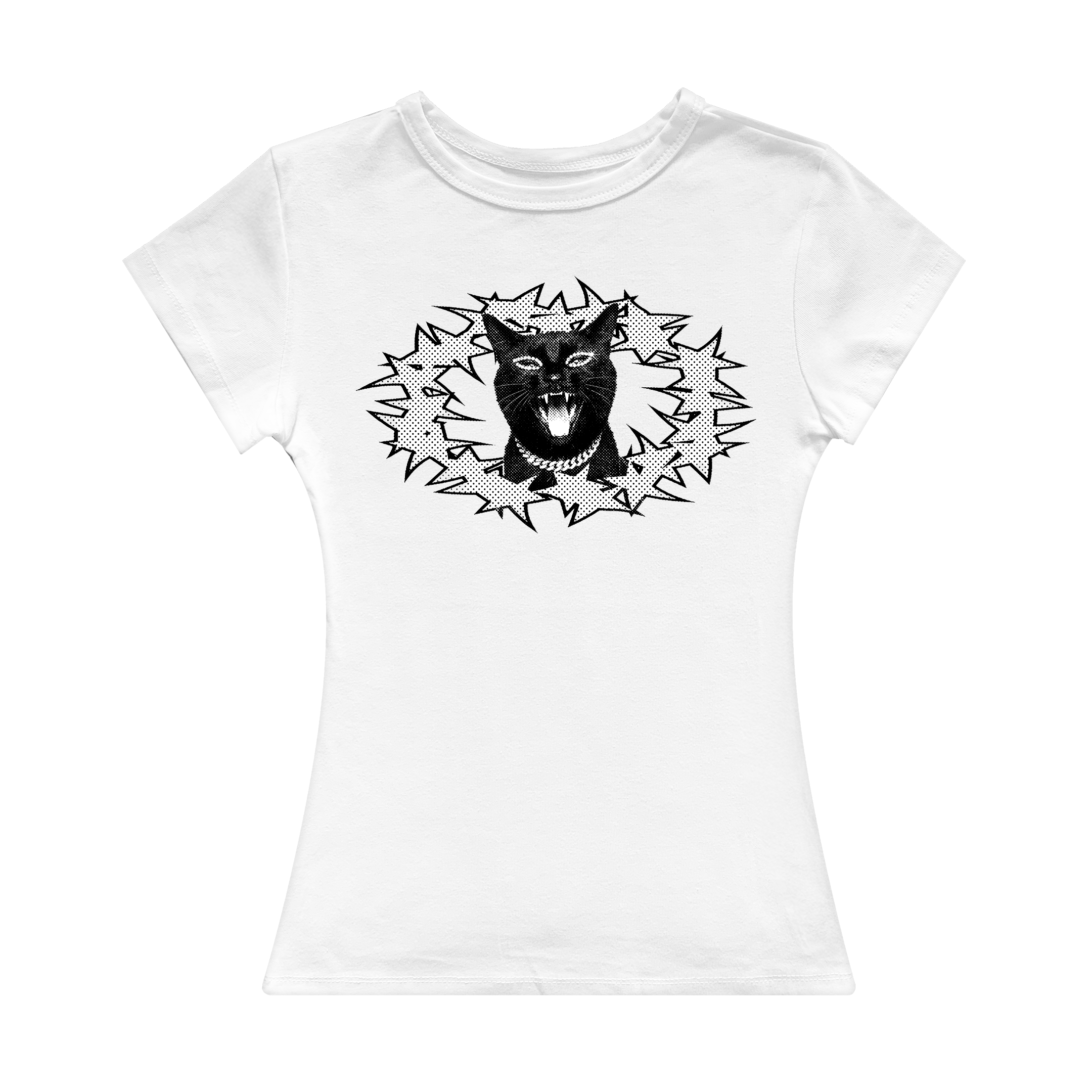 Bling Cat Girl Tee