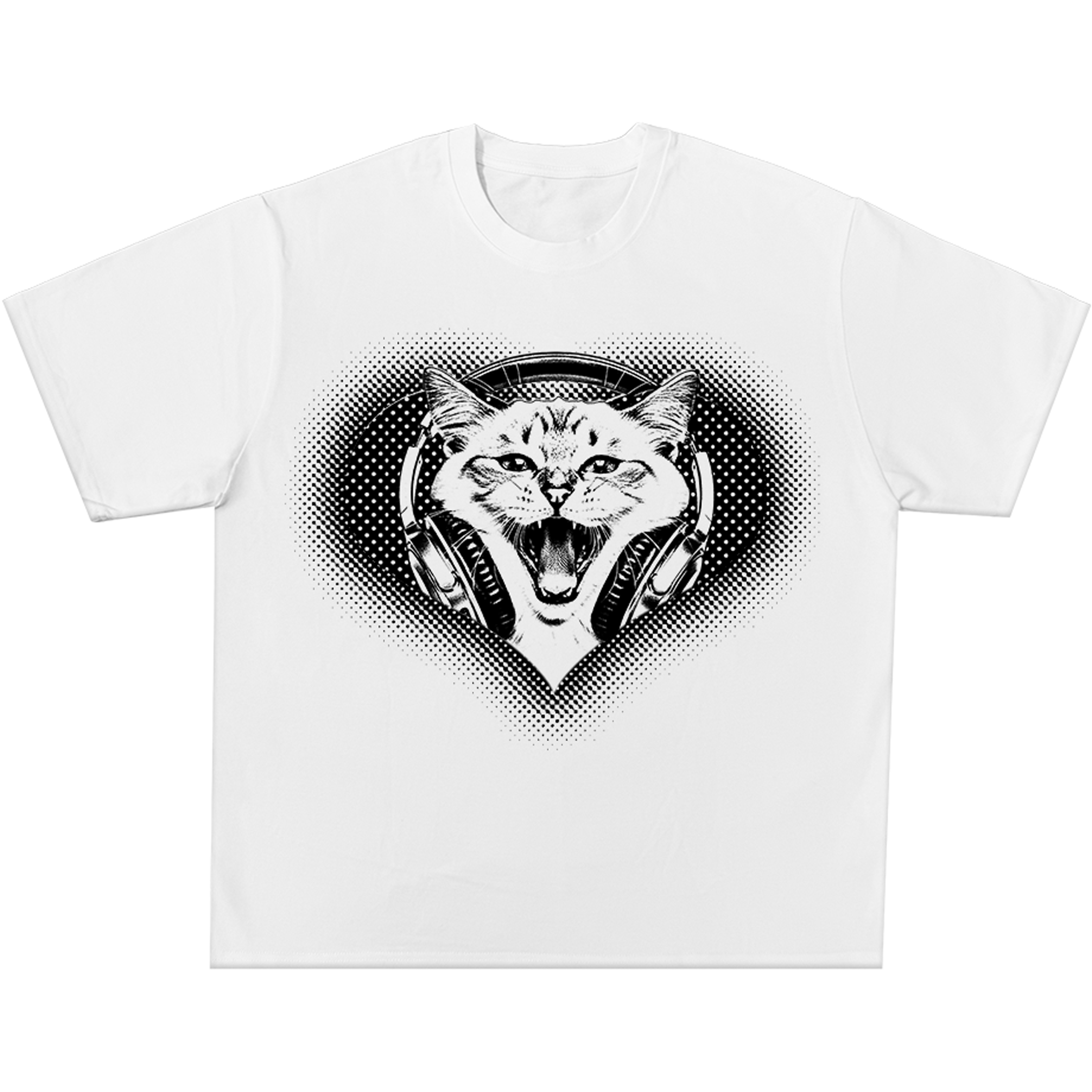 Headphone Cat Tee