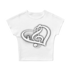 Treble Heart Baby Tee
