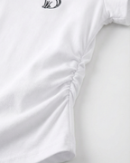 Smirking Cat White Polo Shirt