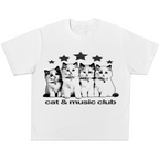 Cat & Music Club Tee