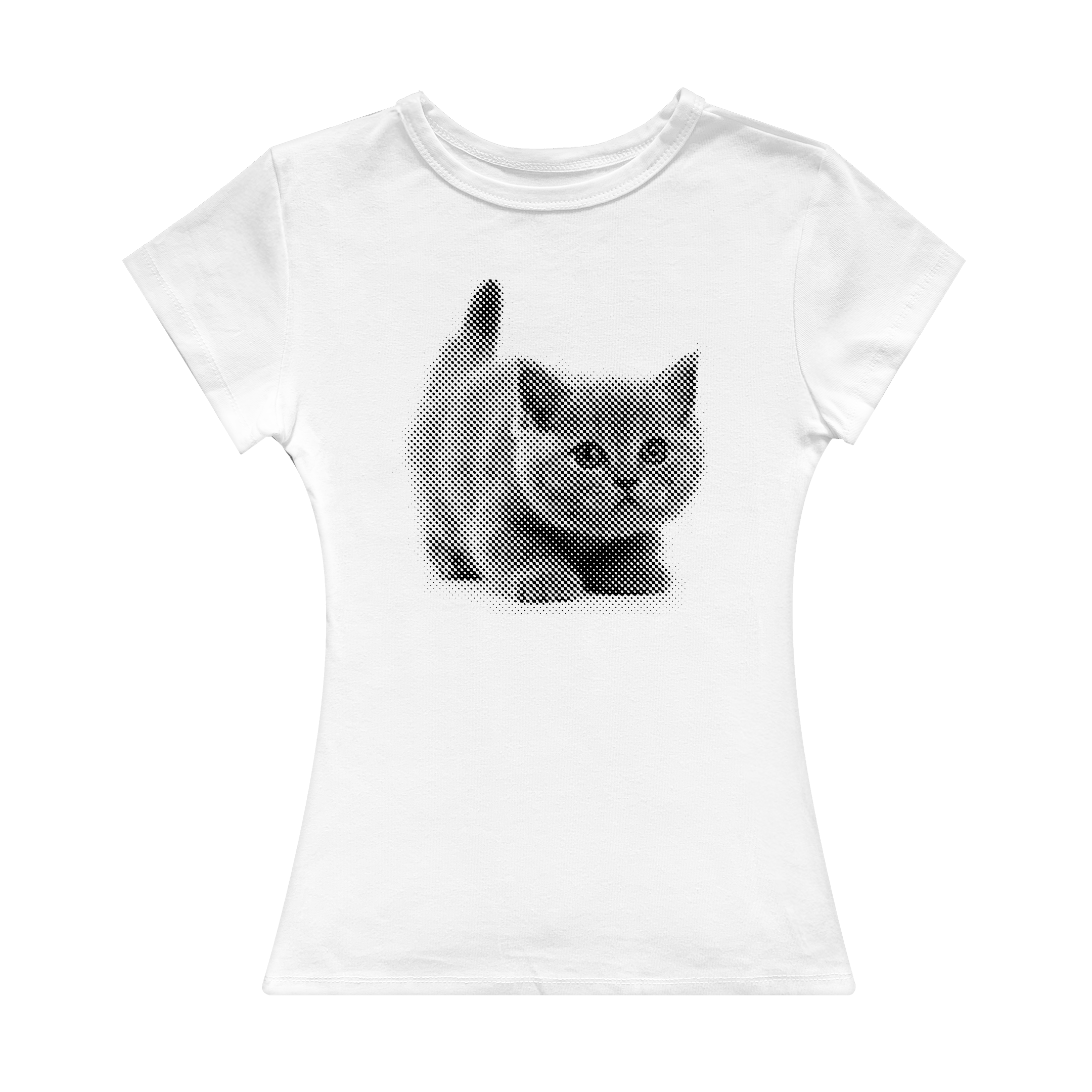 Grey Meep Girl Tee